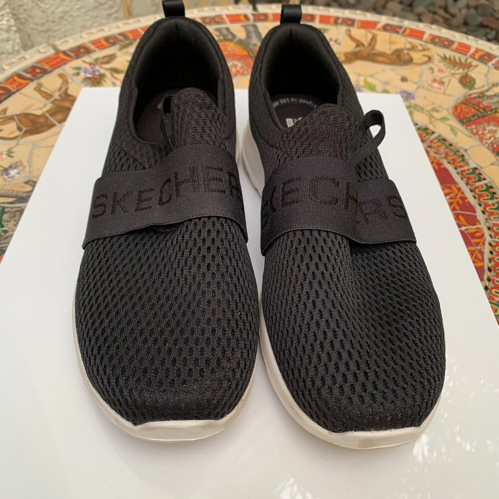Sketchers Black Slip-on Athletic Shoes